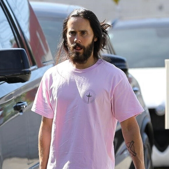 Exclusif - Jared Leto à la sortie de son cours de yoga à Los Angeles, le 31 janvier 2020.