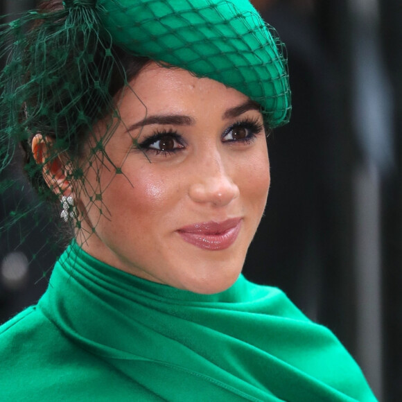 Meghan Markle, duchesse de Sussex - La famille royale d'Angleterre à la sortie de la cérémonie du Commonwealth en l'abbaye de Westminster à Londres, le 9 mars 2020.  Members of the Royal Family pictured at The Annual Commonwealth Service at Westminster Abbey in London. March 9, 2020.09/03/2020 - Londres