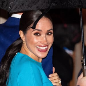 Le prince Harry, duc de Sussex, et Meghan Markle, duchesse de Sussex arrivent à la cérémonie des Endeavour Fund Awards au Mansion House à Londres, Royaume Uni, le 5 mars 2020.  Prince Harry and Meghan, Duke and Duchess of Sussex arriving at the Endeavour Fund Awards 2020 at the Mansion House in London, UK, on March 5, 2020.05/03/2020 - Londres