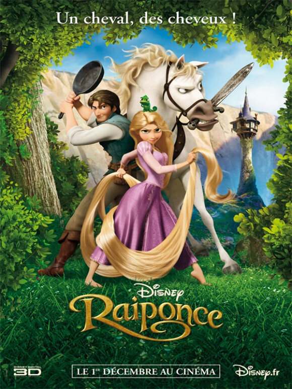 Affiche du film "Raiponce" (Disney).
