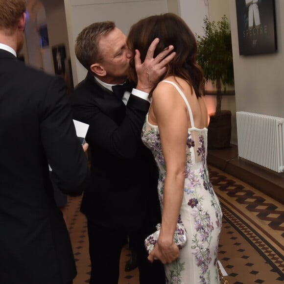 Daniel Craig et sa femme Rachel Weisz - Première mondiale du nouveau James Bond "Spectre" au Royal Albert Hall à Londres le 26 octobre 2015.
