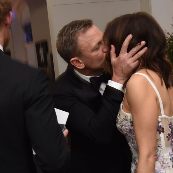 Daniel Craig et sa femme Rachel Weisz - Première mondiale du nouveau James Bond "Spectre" au Royal Albert Hall à Londres le 26 octobre 2015.