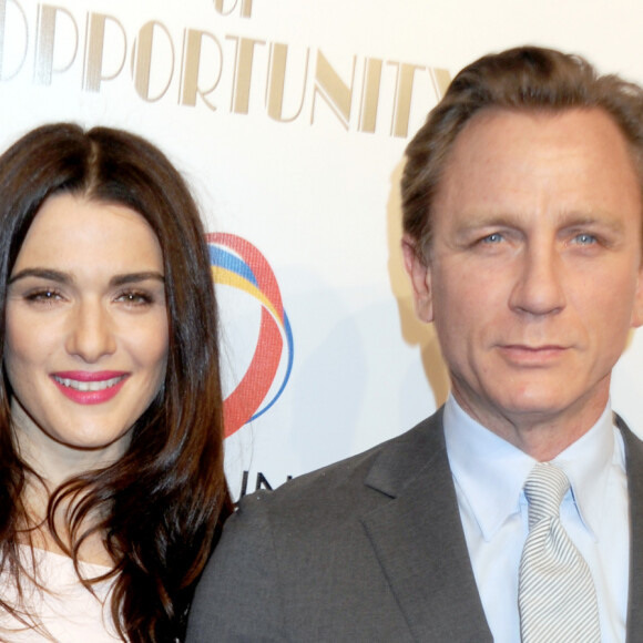 Rachel Weisz et son compagnon Daniel Craig - 7ème édition du gala de charité "The Opportunity Networks 7th Annual Night Of Opportunity" à New York. Le 7 avril 2014