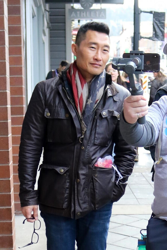 Info - Daniel Dae Kim testé positif au coronavirus (COVID-19) - Daniel Dae Kim - Les célébrités dans les rues de Park City lors du Festival du Film de Sundance dans l'Utah, le 26 janvier 2020
