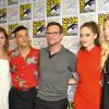 Grace Gummer, Rami Malek, Christian Slater, Carly Chaikin et Portia Doubleday 'Mr. Robot' au photocall "TV-Serie" au Comic-Con International 2016 à San Diego, le 22 juillet 2016