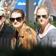 Exclusif - Meryl Streep se promene dans les rues de New York en compagnie de ses filles Grace et Mamie Gummer. Le 30 avril 2013