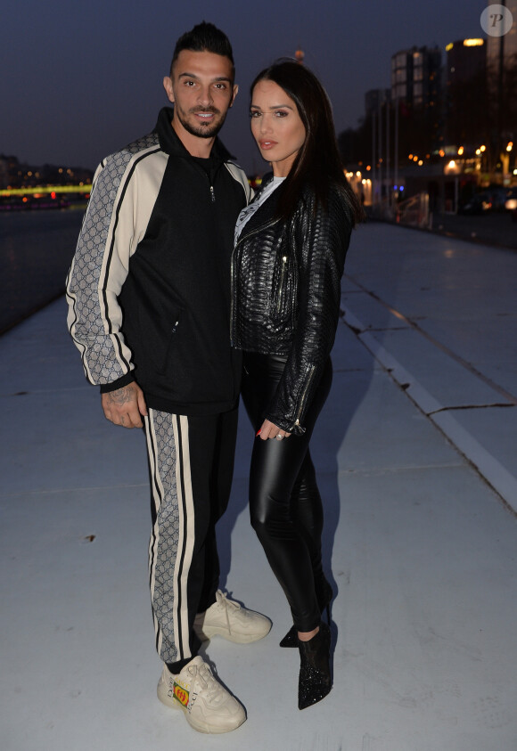 Exclusif - Julien Tanti et sa compagne Manon Marsault - Soirée du 9ème anniversaire du site en ligne "AliExpress.com" (filiale d'Alibaba) à Paris le 28 mars 2019. © Veeren/Bestimage