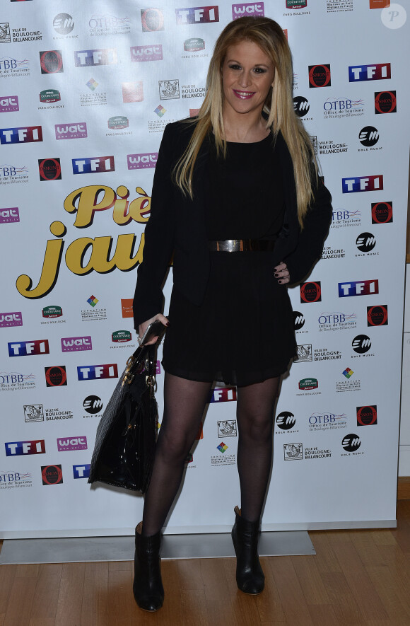 Sabrina Perquis - Photocall du concert de l'opération "Piéces Jaunes 2015" au Carré Belle-Feuille à Boulogne-Billancourt le 11 février 2015