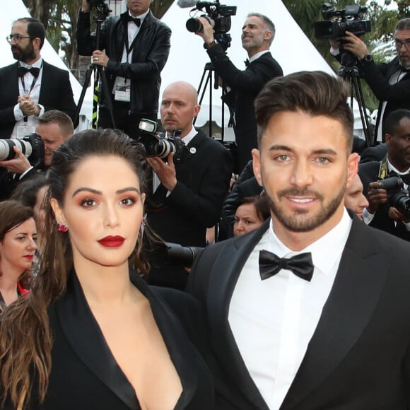 Nabilla Benattia (enceinte) et son mari Thomas Vergara - Montée des marches du film "A Hidden Life" lors du 72ème Festival International du Film de Cannes, le 19 mai 2019. © Denis Guignebourg/Bestimage