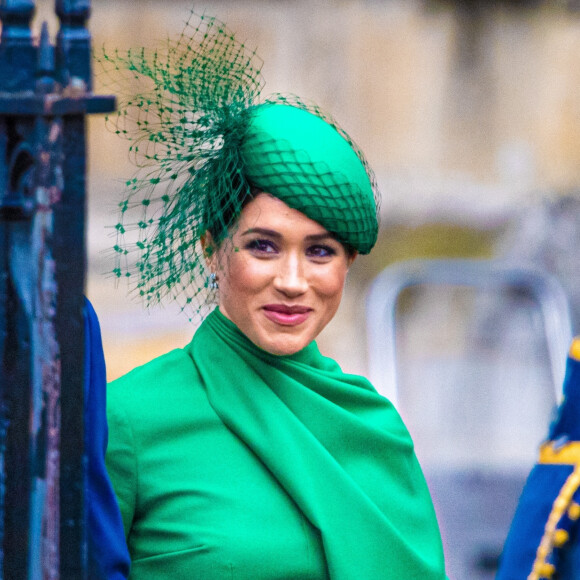 Meghan Markle - La famille royale d'Angleterre lors de la cérémonie du Commonwealth en l'abbaye de Westminster à Londres, le 9 mars 2020.