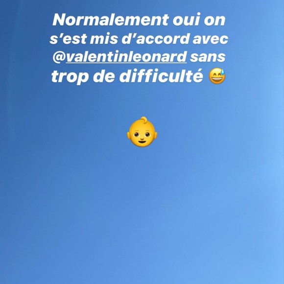Rachel Legrain-Trapani répond aux questions d'abonnés concernant sa grossesse, le 26 mars 2020 sur Instagram.