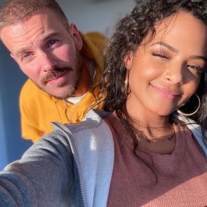 Christina Milian : Selfie en amoureux avec M. Pokora le 28 mars 2020.