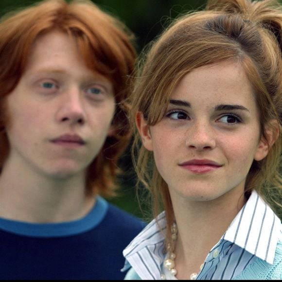 Rupert Grint et Emma Watson tournent "Harry Potter et la coupe de feu".