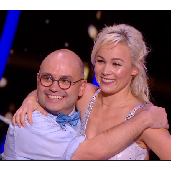Yoann Riou et Emmanuelle Berne - Danse avec les stars saison 10, le 12 octobre 2019.
