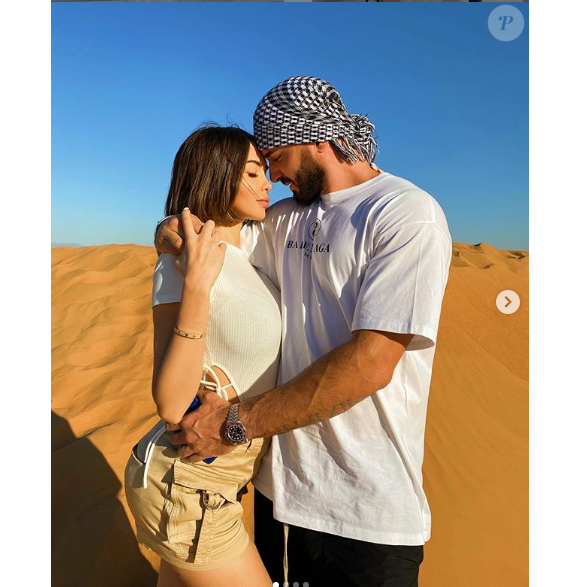 Nabilla et son mari Thomas Vergara - Instagram, janvier 2020