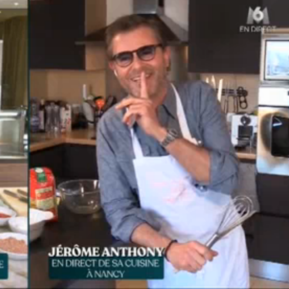 Cyril Lignac et Jérôme Anthony en live sur M6 pour cuisiner - 31 mars 2020, M6