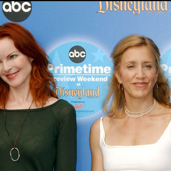 Eva Longoria, Marcia Cross, Felicity Huffman et Teri Hatcher à Disneyland, en Californie, le 913 septembre 2004.