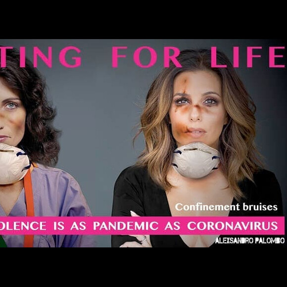 Lisa Edelstein et Eva Longoria posent contre les violences conjugales pendant le confinement