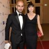 Pep Guardiola et sa femme Christina Serra lors de la cérémonie de remise des "Care-for-Rare Science Awards 2014" à Munich, le 13 novembre 2014.