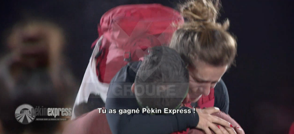 Julie et Denis, grands gagnants de "Pékin Express 2020" sur M6. Le 7 avril 2020.