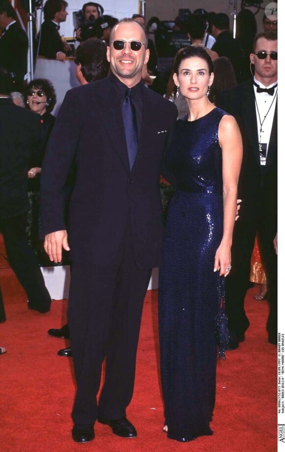 Bruce Willis et Demi Moore en 1997.