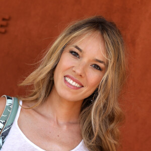 Elodie Fontan au village lors des internationaux de tennis de Roland Garros à Paris, France, le 2 juin 2019. © Jacovides-Moreau/Bestimage