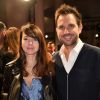 Christophe Michalak et sa femme Delphine McCarty - People au défilé de mode "Alexis Mabille", collection Haute-Couture printemps-été 2018, à Paris. Le 23 janvier 2018 © CVS - Veeren / Bestimage