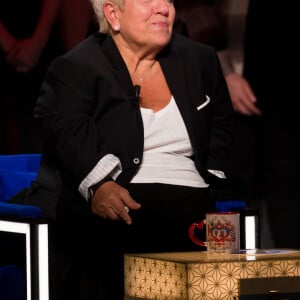 Exclusif - Mimie Mathy - Enregistrement de l'émission "La Boîte à secrets 4" à Paris, présentée par F.Bollaert, et diffusée le 10 avril sur France 3. Le 23 janvier 2020 © Tiziano Da Silva / Bestimage