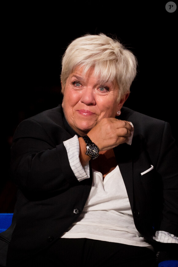 Exclusif - Mimie Mathy - Enregistrement de l'émission "La Boîte à secrets 4" à Paris, présentée par F.Bollaert, et diffusée le 10 avril sur France 3. Le 23 janvier 2020 © Tiziano Da Silva / Bestimage