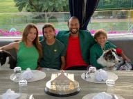 Tiger Woods : Confiné avec ses enfants et sa chérie Erica, une photo rare