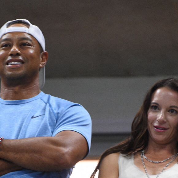Tiger Woods et sa compagne Erica Herman en septembre 2019 à l'US Open