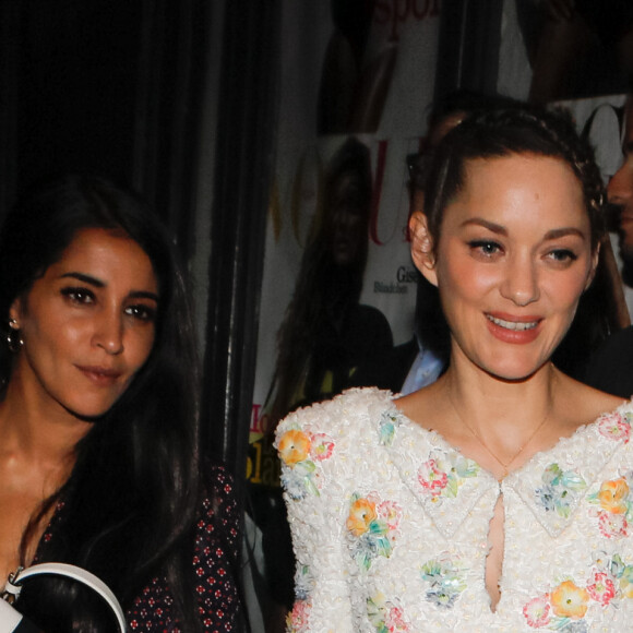Leila Bekhti, Marion Cotillard à la sortie du gala Vogue Foundation lors de la mode Haute-Couture automne-hiver 2019/2020 au Trianon à Paris, France, le 02 juillet 2019. © Veeren-Clovis/Bestimage