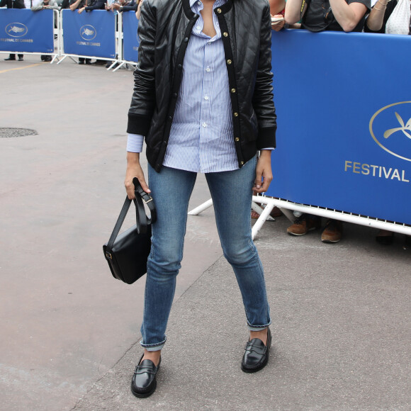 Leïla Bekhti arrive au déjeuner de l'Agora lors du 72ème Festival International du Film de Cannes, France, le 22 mai 2019. © Denis Guignebourg/Bestimage