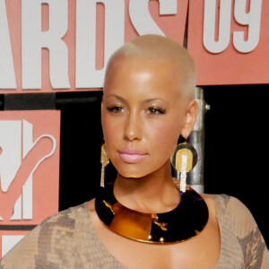 Kanye West et Amber Rose aux MTV Video Music Awards 2009 au Radio City Music Hall. New York, le 13 septembre 2009.