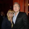 Christine Bravo et Laurent Ruquier - Backstage de la 150ème représentation de la pièce "Je préfère qu'on reste amis" au Théâtre Antoine à Paris le 5 novembre 2014.