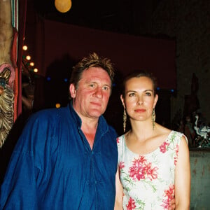 Carole Bouquet, Gérard Depardieu en 1999.