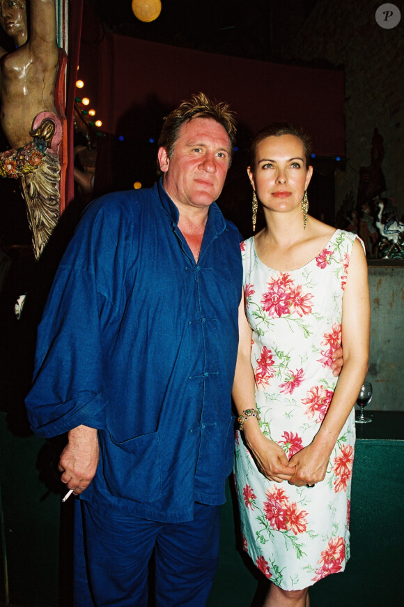 Carole Bouquet, Gérard Depardieu en 1999.