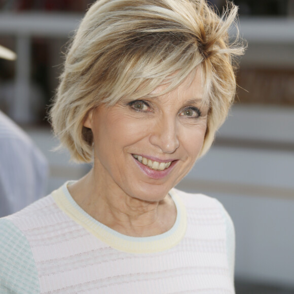 Evelyne Dhéliat - 7ème édition du Trophée de la Pétanque Gastronomique au Paris Yacht Marina à Paris le 27 juin 2019. © Christophe Aubert via Bestimage