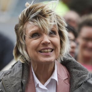 Evelyne Dheliat - Célébrités dans les tribunes des internationaux de France de tennis de Roland Garros à Paris, France, le 7 juin 2019. © JB Autissier / Panoramic / Bestimage