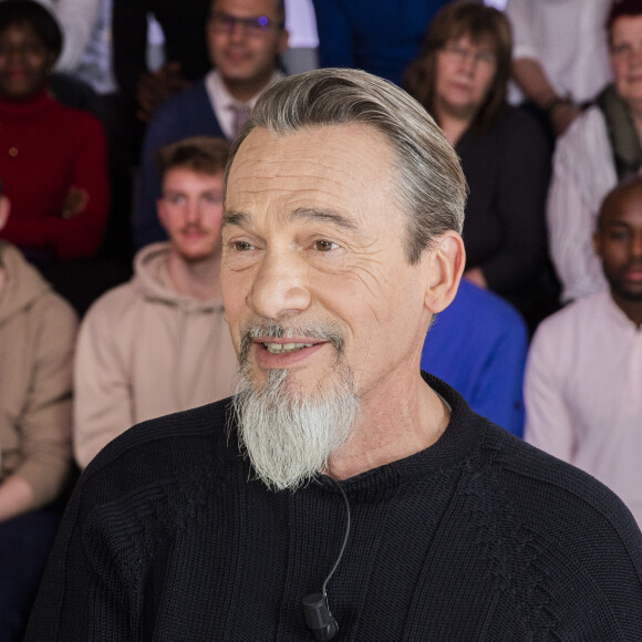 Exclusif - Florent Pagny - Enregistrement de l'émission "Clique" présentée par Mouloud Achour sur Canal Plus à Issy-les-Moulineaux le 5 mars 2020. © Jack Tribeca/Bestimage