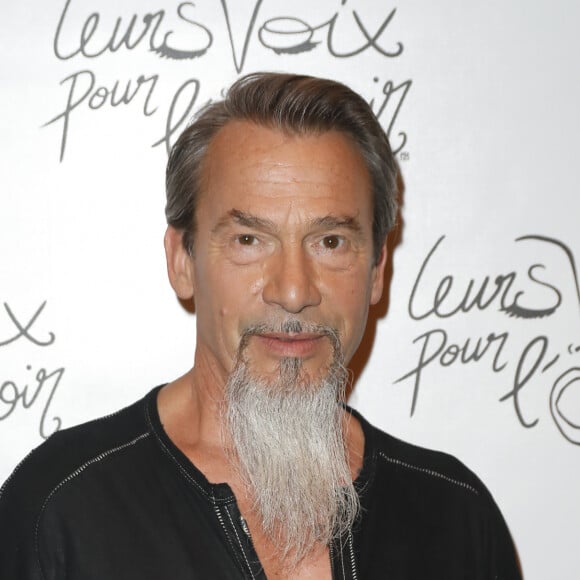 Florent Pagny - Photocall - Concert caritatif "Leurs Voix pour l'Espoir" au profit de la recherche contre le cancer du pancréas, créé et présenté par L. Cholewa à l'Olympia à Paris, le 7 octobre 2019. © Marc Ausset-Lacroix - Pierre Perusseau / Bestimage