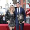 Michael Bublé honoré avec son étoile sur le Walk Of Fame à Hollywood avec Luisana Lopilato Los Angeles, le 16 novembre 2018