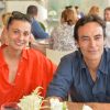 Anthony Delon et la comédienne Sveva Alviti lors du Longines Paris Eiffel Jumping au Champ de Mars à Paris, le 7 juillet 2019. © Veeren Ramsamy/Bestimage
