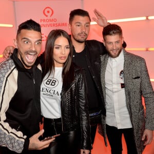 Exclusif - Julien Tanti et sa compagne Manon Marsault, Kevin Guedj, Paga (Anthony Paggini Neuron) - Soirée du 9ème anniversaire du site en ligne "AliExpress.com" (filiale d'Alibaba) à Paris le 28 mars 2019. © Veeren/Bestimage