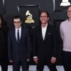 Le groupe Weezer (Rivers Cuomo, Scott Shriner et Patrick Wilson) à la 59ème soirée annuelle des Grammy Awards au théâtre Microsoft à Los Angeles, le 12 février 2017 © Chris Delmas/Bestimage