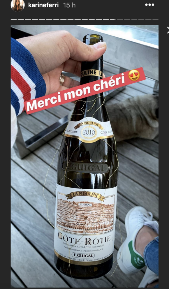 Karine Ferri gâtée par son mari Yoann Gourcuff pour son anniversaire - Instagram, 25 avril 2020