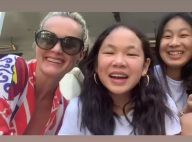 Laeticia Hallyday chante avec Jade et Joy pour célébrer une amie chère