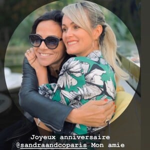 Laeticia Hallyday a souhaité un joyeux anniversaire à Sandra Sisley le 25 avril 2020.