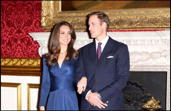 Annonce des fiançailles du prince William et Kate Middleton à Clarence House, le 16 novembre 2010.