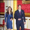 Fiançailles du prince William et Kate Middleton à Clarence House le 16 novembre 2010.